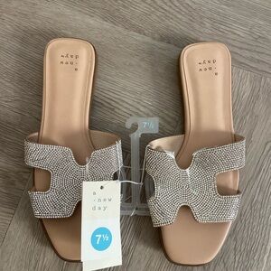 A New Day Women's Tan Sandals